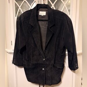 Vintage Suede Women's Blazer
